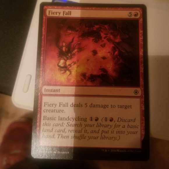 Fiery fall magic card - Picture 1 of 1